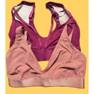 Parade Size 1 Lingerie Women Bras Set-2 Solid Peach & Burgundy Casual Underwear